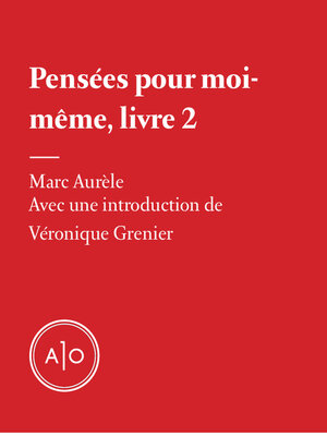 cover image of Pensées pour moi-même, livre 2